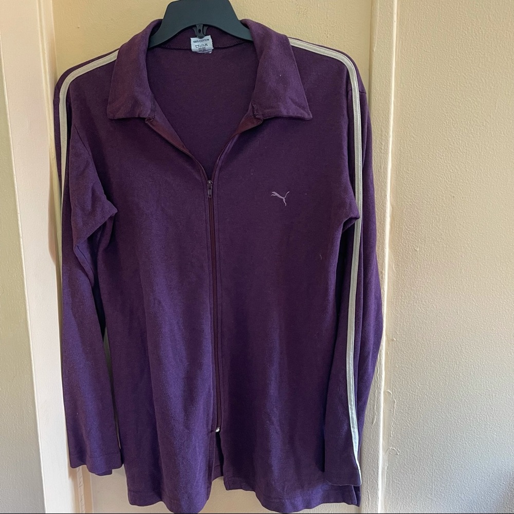 Women purple sweater